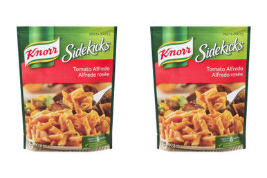 Knorr Sidekicks Pasta, Tomato Alfredo Side Dishes, 150g/5.3oz., (2 pack), {Imported from Canada}